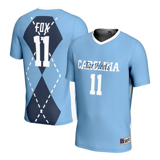 Gameday Greats Emily Fox Carolina Blue North Carolina Tar Heels Soccer Fashion Jersey - retro stitched jersey jersey for Gameday Greats fans