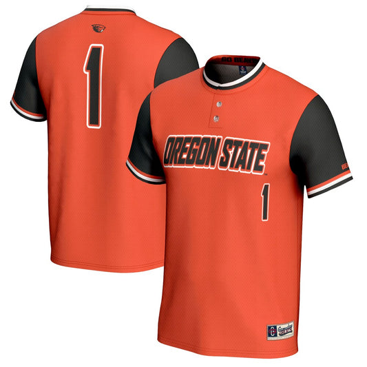 Gameday Greats 1 Orange Oregon State Beavers Softball Fashion Jersey - retro stitched jersey jersey for Gameday Greats fans