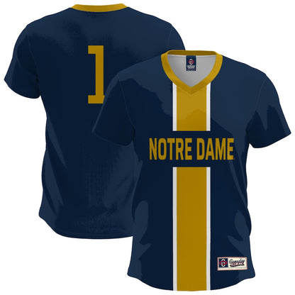 Gameday Greats Navy Notre Dame Fighting Irish Lightweight Soccer Fashion Jersey - retro stitched jersey jersey for Gameday Greats fans