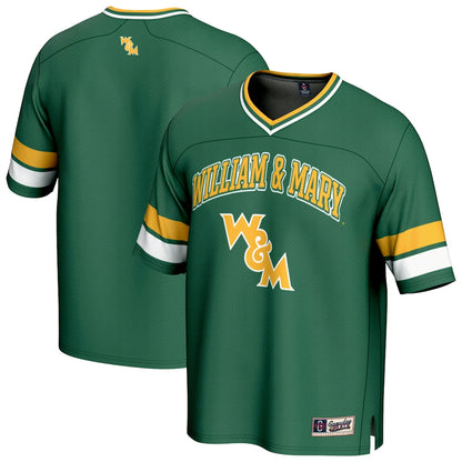 Gameday Greats Green William Mary Tribe Football Jersey - retro stitched football jersey for Gameday Greats fans
