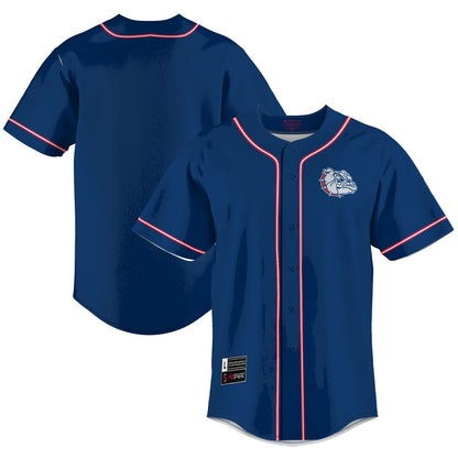 Gameday Greats Blue Gonzaga Bulldogs Lightweight Baseball Jersey - retro stitched baseball jersey for Gameday Greats fans