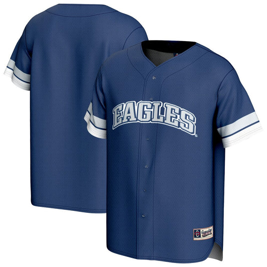 Gameday Greats Blue Emory Eagles Baseball Jersey - retro stitched baseball jersey for Gameday Greats fans