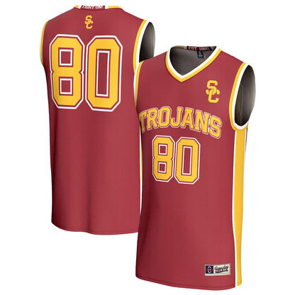 Gameday Greats 80 Cardinal Usc Trojans Lightweight Basketball Fashion Jersey - retro stitched basketball jersey for Gameday Greats fans