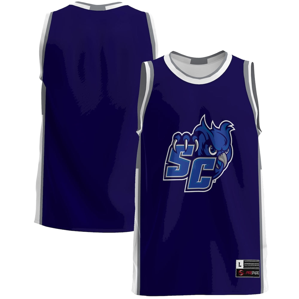 Gameday Greats Blue Southern Connecticut State Owls Lightweight Basketball Jersey - retro stitched basketball jersey for Gameday Greats fans