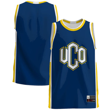 Gameday Greats Blue Central Oklahoma Bronchos Lightweight Basketball Jersey - retro stitched basketball jersey for Gameday Greats fans