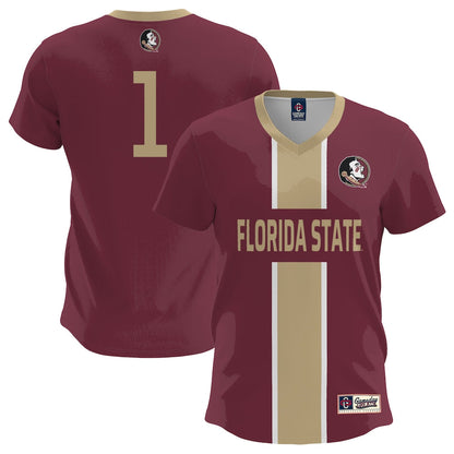 Gameday Greats Garnet Florida State Seminoles Lightweight Soccer Fashion Jersey - retro stitched jersey jersey for Gameday Greats fans