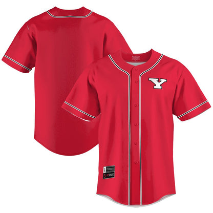 Gameday Greats Red Youngstown State Penguins Lightweight Baseball Jersey - retro stitched baseball jersey for Gameday Greats fans