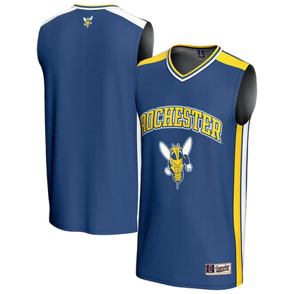 Gameday Greats Blue Rochester Yellow Jackets Basketball Jersey - retro stitched basketball jersey for Gameday Greats fans