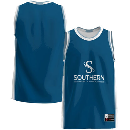 Gameday Greats Blue Southern West Virginia Community And Technical College Lightweight Basketball Jersey - retro stitched basketball jersey for Gameday Greats fans