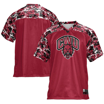 Gameday Greats Crimson Central Washington Wildcats Football Jersey - retro stitched football jersey for Gameday Greats fans