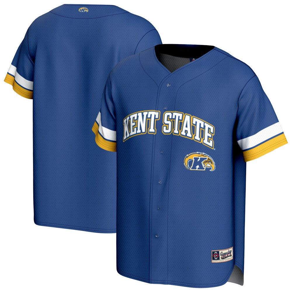 Gameday Greats Navy Kent State Golden Flashes Spirit Baseball Jersey - retro stitched baseball jersey for Gameday Greats fans