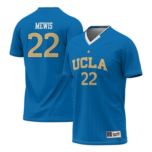 Gameday Greats Kristie Mewis Blue Ucla Bruins Soccer Fashion Jersey - retro stitched jersey jersey for Gameday Greats fans