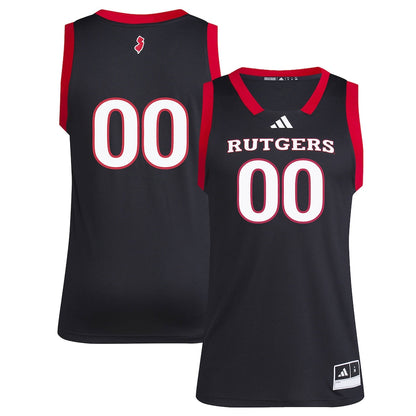 1 Black Rutgers Scarlet Knights Replica Swingman Jersey - retro stitched jersey jersey for 1 Black fans