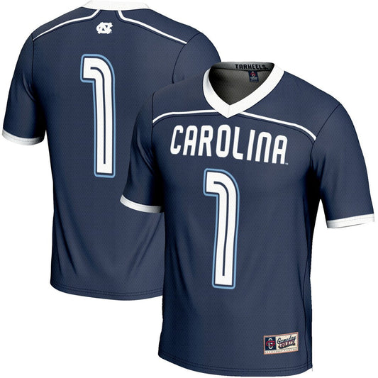 Gameday Greats 1 Navy North Carolina Tar Heels Lightweight Lacrosse Jersey - retro stitched jersey jersey for Gameday Greats fans