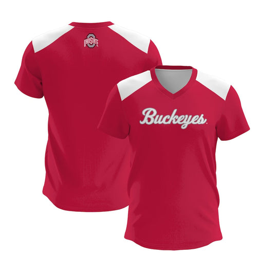 Gameday Greats Scarlet Ohio State Buckeyes Lightweight Lacrosse Jersey - retro stitched jersey jersey for Gameday Greats fans