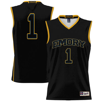 Gameday Greats 1 Black Emory Eagles Lightweight Basketball Jersey - retro stitched basketball jersey for Gameday Greats fans