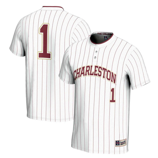 Gameday Greats 1 White Charleston Cougars Lightweight Softball Jersey - retro stitched jersey jersey for Gameday Greats fans