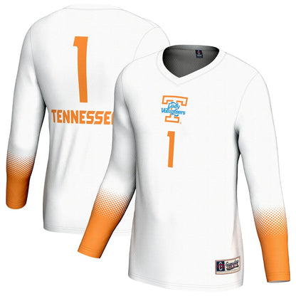 Unisexgameday Greats White Tennessee Volunteers Lightweight Volleyball Fashion Jersey - retro stitched jersey jersey for Unisexgameday Greats fans
