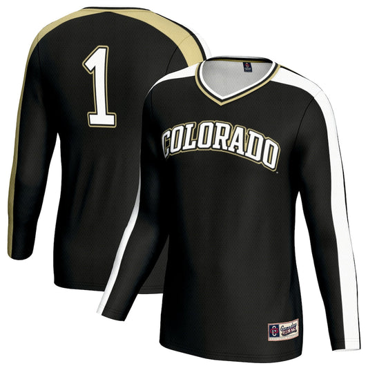 Gameday Greats Black Colorado Buffaloes 1 Lightweight Volleyball Fashion Jersey - retro stitched jersey jersey for Gameday Greats fans