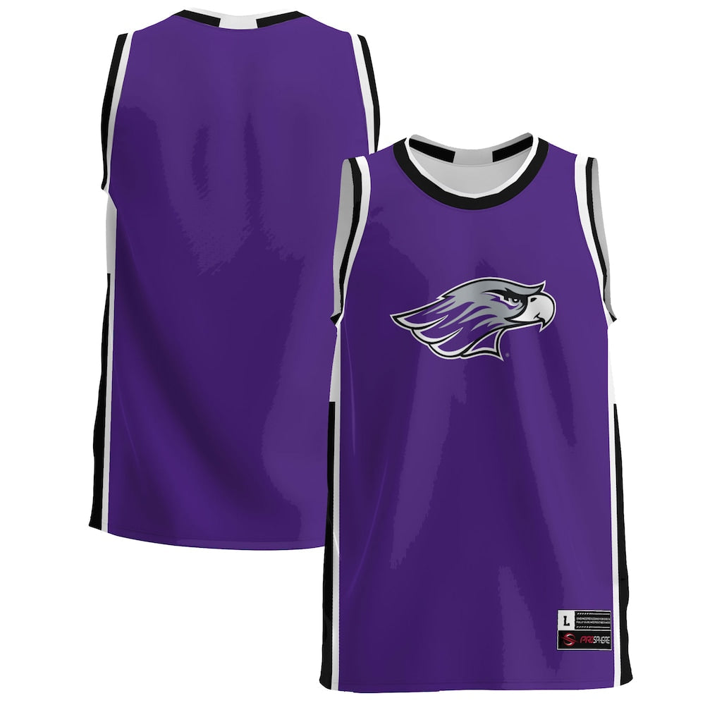 Gameday Greats Purple Wisconsin Whitewater Warhawks Lightweight Basketball Jersey - retro stitched basketball jersey for Gameday Greats fans