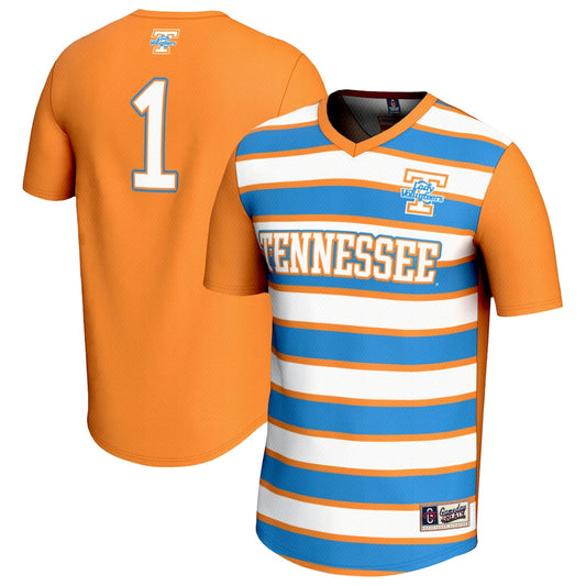 Gameday Greats 1 Tennessee Orange Tennessee Volunteers Lightweight Soccer Fashion Jersey - retro stitched jersey jersey for Gameday Greats fans