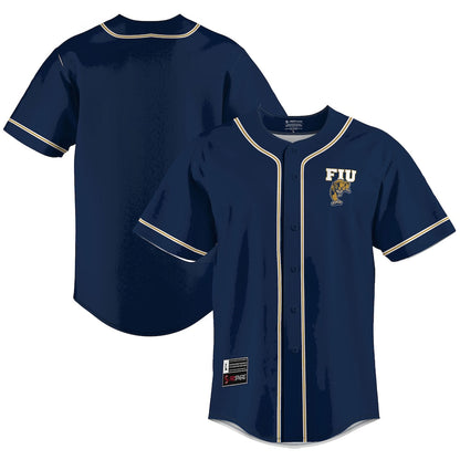 Gameday Greats Blue Fiu Panthers Lightweight Baseball Jersey - retro stitched baseball jersey for Gameday Greats fans