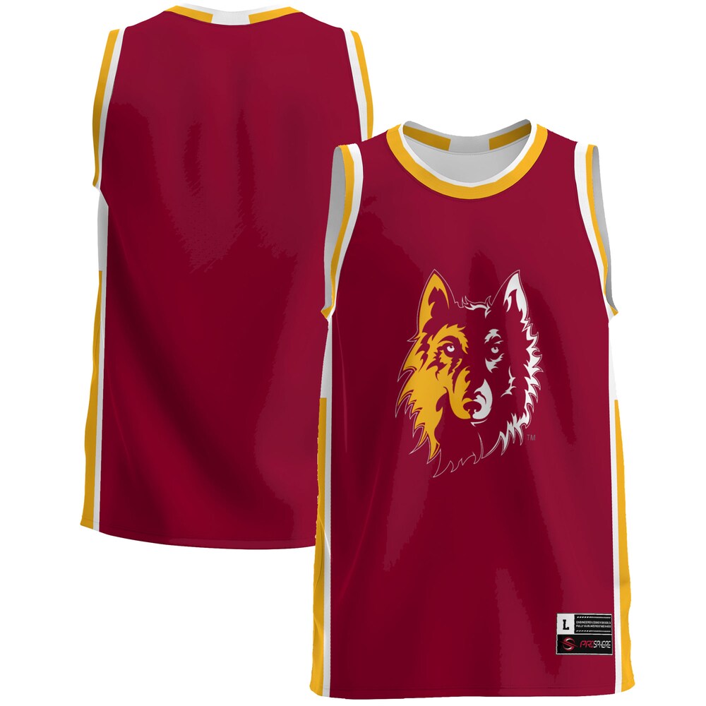 Gameday Greats Maroon Northern State University Wolves Lightweight Basketball Jersey - retro stitched basketball jersey for Gameday Greats fans