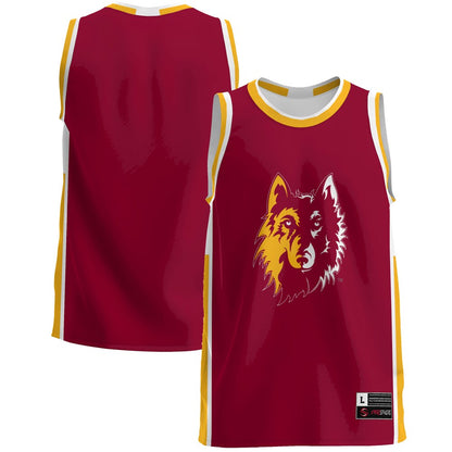 Gameday Greats Maroon Northern State University Wolves Lightweight Basketball Jersey - retro stitched basketball jersey for Gameday Greats fans