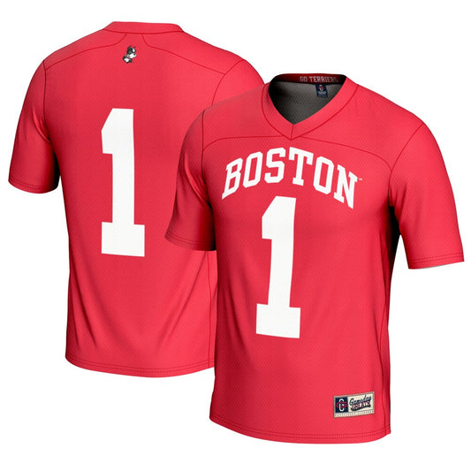 Gameday Greats 1 Scarlet Boston University Lightweight Lacrosse Jersey - retro stitched jersey jersey for Gameday Greats fans