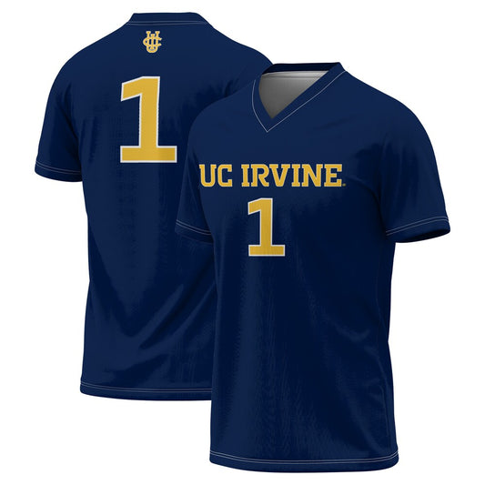 Gameday Greats Navy Uc Irvine Anteaters Lightweight Soccer Fashion Jersey - retro stitched jersey jersey for Gameday Greats fans