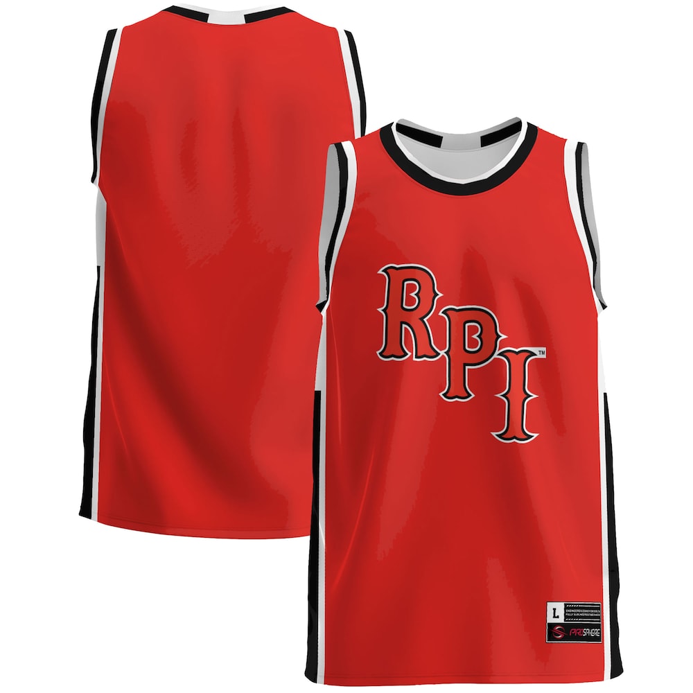 Gameday Greats Red Rensselaer Polytechnic Institute Engineers Lightweight Basketball Jersey - retro stitched basketball jersey for Gameday Greats fans