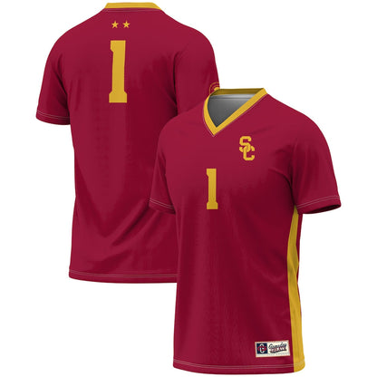 Gameday Greats 1 Cardinal Usc Trojans Lightweight Soccer Fashion Jersey - retro stitched jersey jersey for Gameday Greats fans