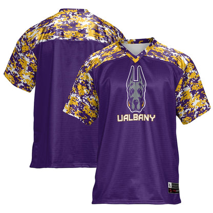 Gameday Greats Purple Ualbany Great Danes Football Jersey - retro stitched football jersey for Gameday Greats fans