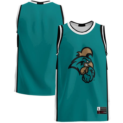 Gameday Greats Teal Coastal Carolina Chanticleers Lightweight Basketball Jersey - retro stitched basketball jersey for Gameday Greats fans