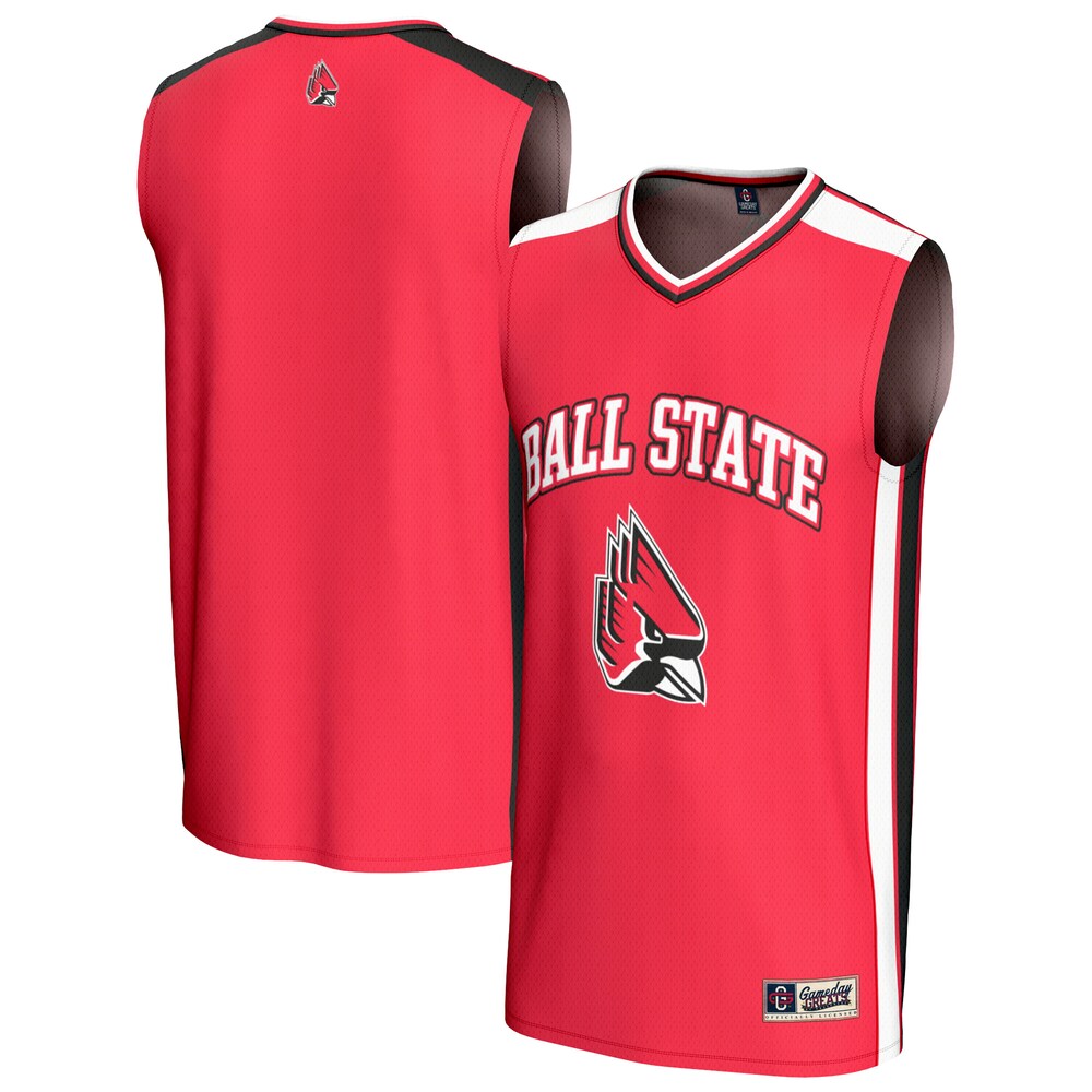 Gameday Greats Cardinal Ball State Cardinals Spirit Basketball Jersey - retro stitched basketball jersey for Gameday Greats fans