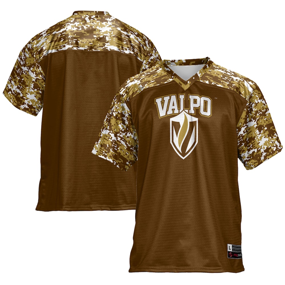 Gameday Greats Brown Valparaiso University Football Jersey - retro stitched football jersey for Gameday Greats fans