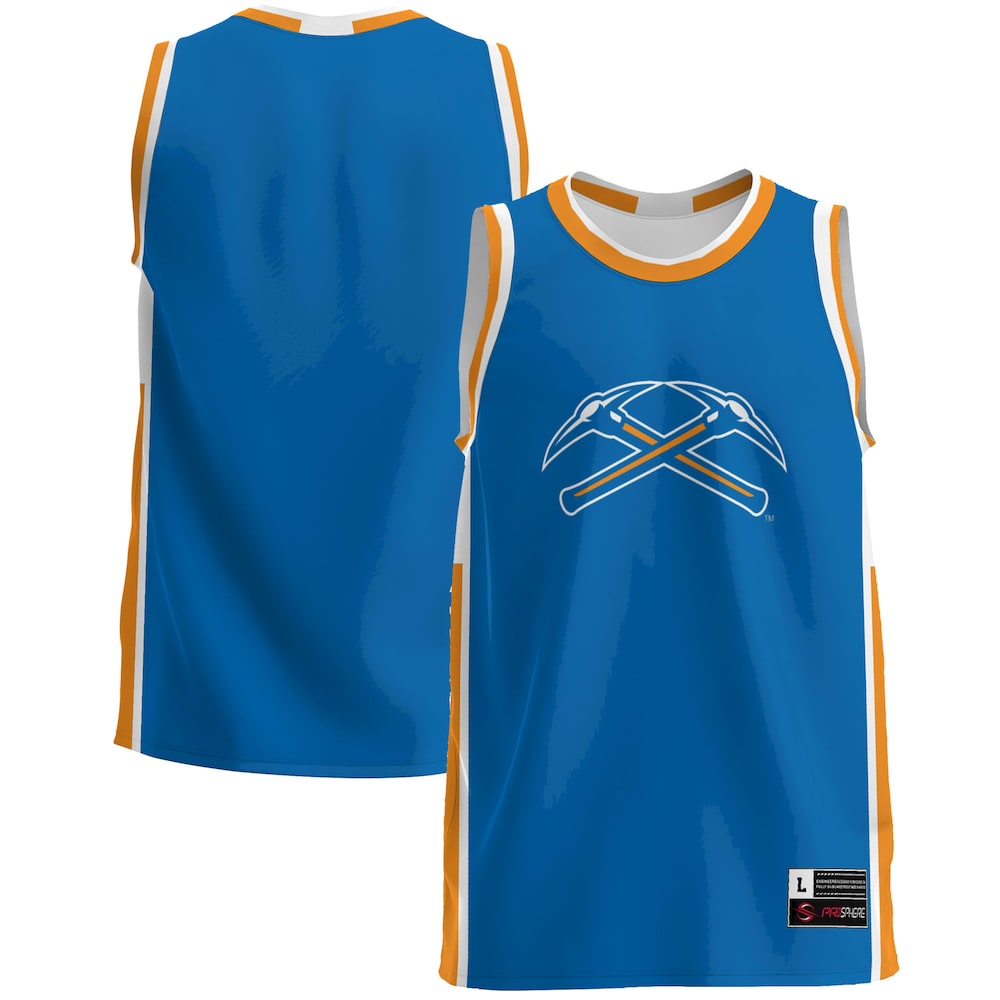 Gameday Greats Blue Wisconsin Platteville Pioneers Lightweight Basketball Jersey - retro stitched basketball jersey for Gameday Greats fans