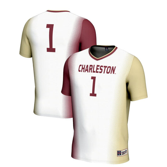 Gameday Greats 1 White Charleston Cougars Lightweight Soccer Jersey - retro stitched jersey jersey for Gameday Greats fans