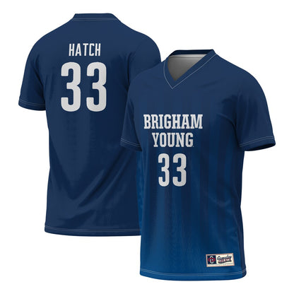 Gameday Greats Ashley Hatch Navy Byu Cougars Soccer Fashion Jersey - retro stitched jersey jersey for Gameday Greats fans