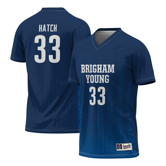 Gameday Greats Ashley Hatch Navy Byu Cougars Soccer Fashion Jersey - retro stitched jersey jersey for Gameday Greats fans