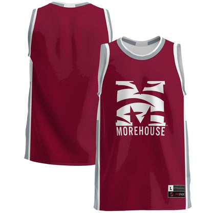 Gameday Greats Maroon Morehouse Maroon Tigers Lightweight Basketball Jersey - retro stitched basketball jersey for Gameday Greats fans