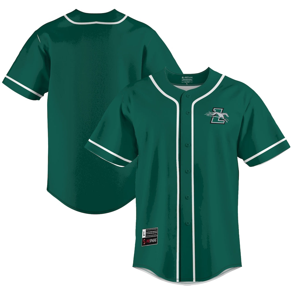 Gameday Greats Green Loyola Greyhounds Lightweight Baseball Jersey - retro stitched baseball jersey for Gameday Greats fans