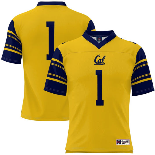 Gameday Greats 1 Gold Cal Bears Football Jersey - retro stitched football jersey for Gameday Greats fans
