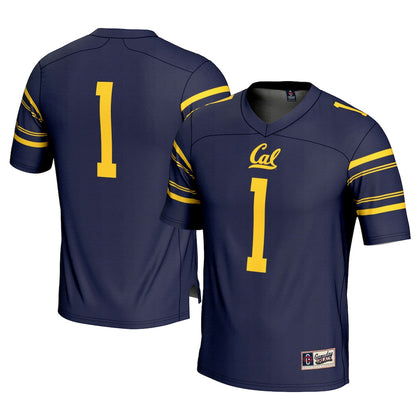 Gameday Greats 1 Navy Cal Bears Football Jersey - retro stitched football jersey for Gameday Greats fans