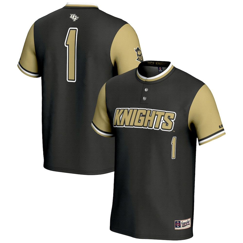 Gameday Greats 1 Black Ucf Knights Lightweight Softball Jersey - retro stitched jersey jersey for Gameday Greats fans