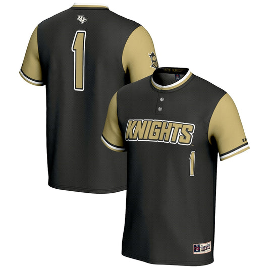 Gameday Greats 1 Black Ucf Knights Lightweight Softball Jersey - retro stitched jersey jersey for Gameday Greats fans