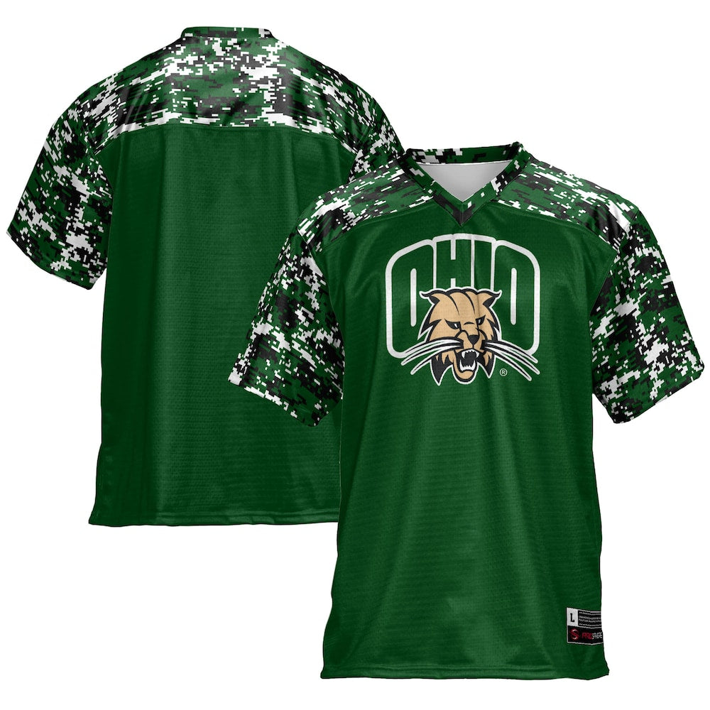Gameday Greats Green Ohio Bobcats Football Jersey - retro stitched football jersey for Gameday Greats fans