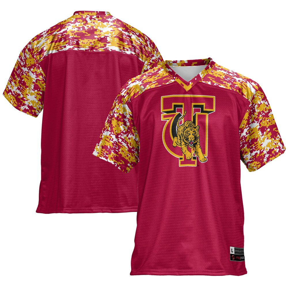 Gameday Greats Crimson Tuskegee Golden Tigers Football Jersey - retro stitched football jersey for Gameday Greats fans