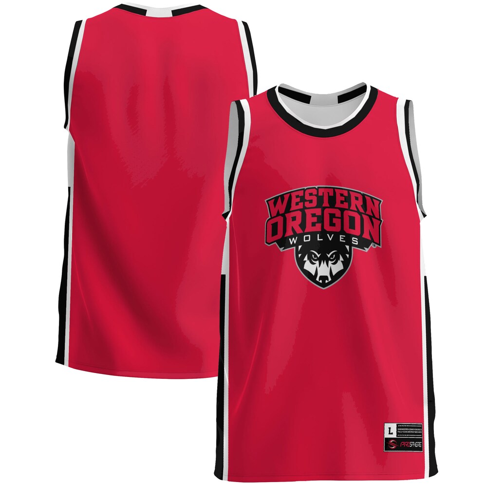 Gameday Greats Red Western Oregon Wolves Lightweight Basketball Jersey - retro stitched basketball jersey for Gameday Greats fans