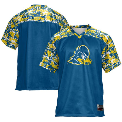 Gameday Greats Royal Delaware Fightin Blue Hens Football Jersey - retro stitched football jersey for Gameday Greats fans